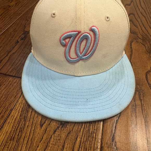 Washing nationals new era Cream and Blue Baseball hat cap - Picture 1 of 6